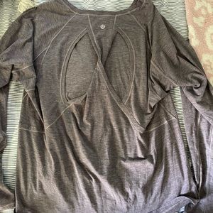 Open back lululemon  shirt